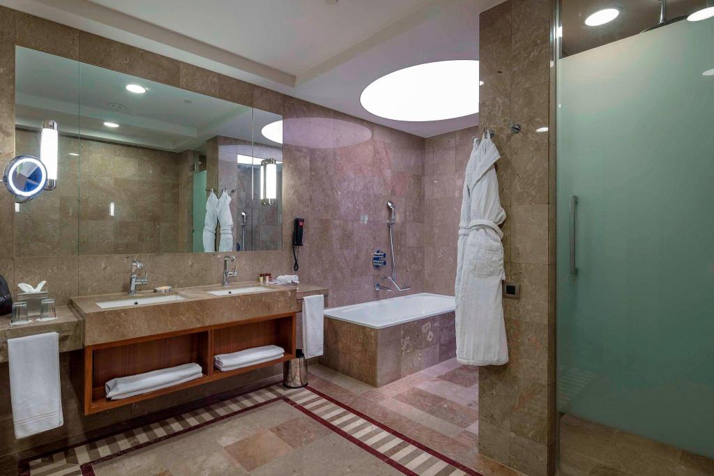 Deluxe suite , club level , 1 bedroom larger suite . 1 king