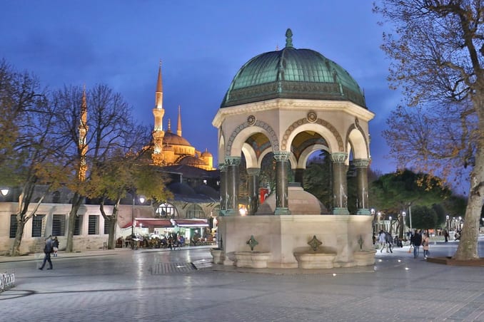 German Fountain in Istanbul