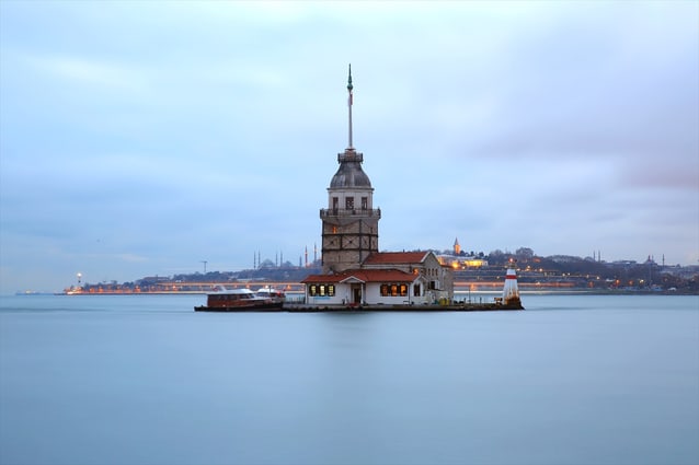 برج الفتاة في اسطنبول الاسيوية
