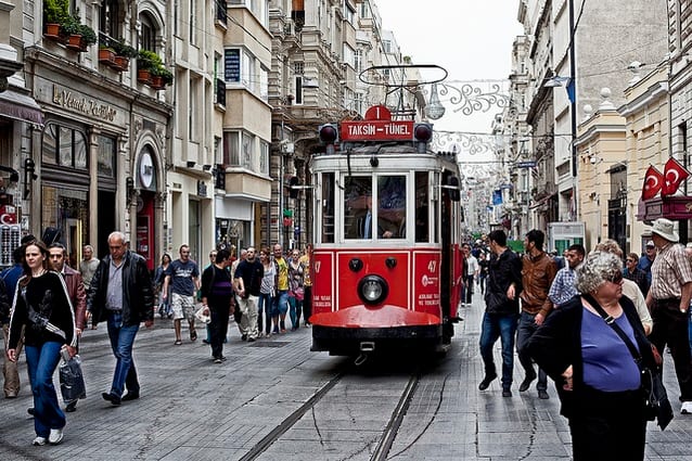 Istiklal Street in Taksim