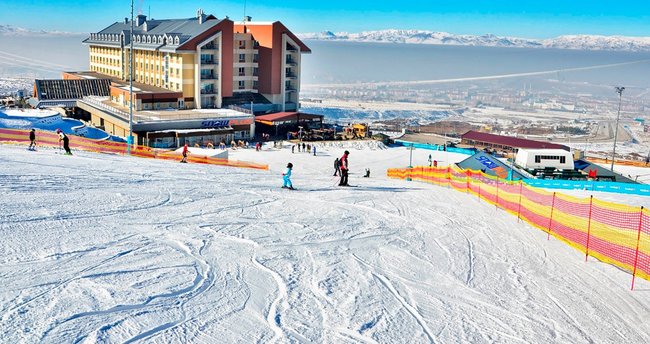 Tourist Turnout at the Ski Centre in Erzurum