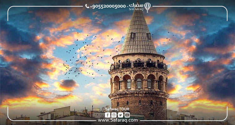 برج غلطة التاريخي في مدينة اسطنبول