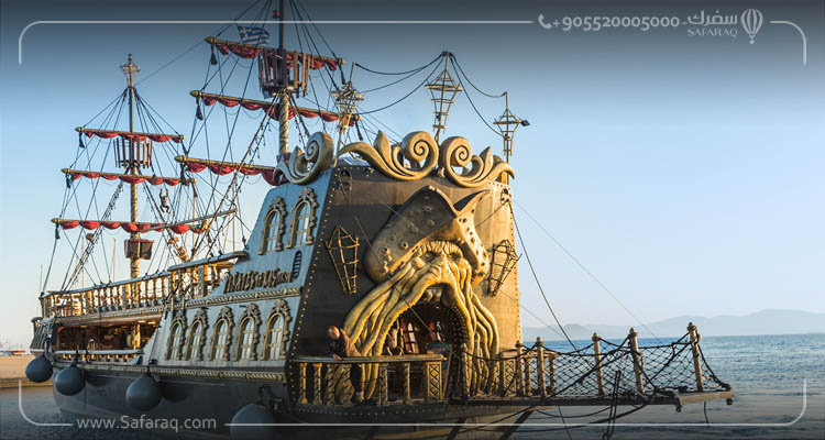 سفن القراصنة في بودروم التركية